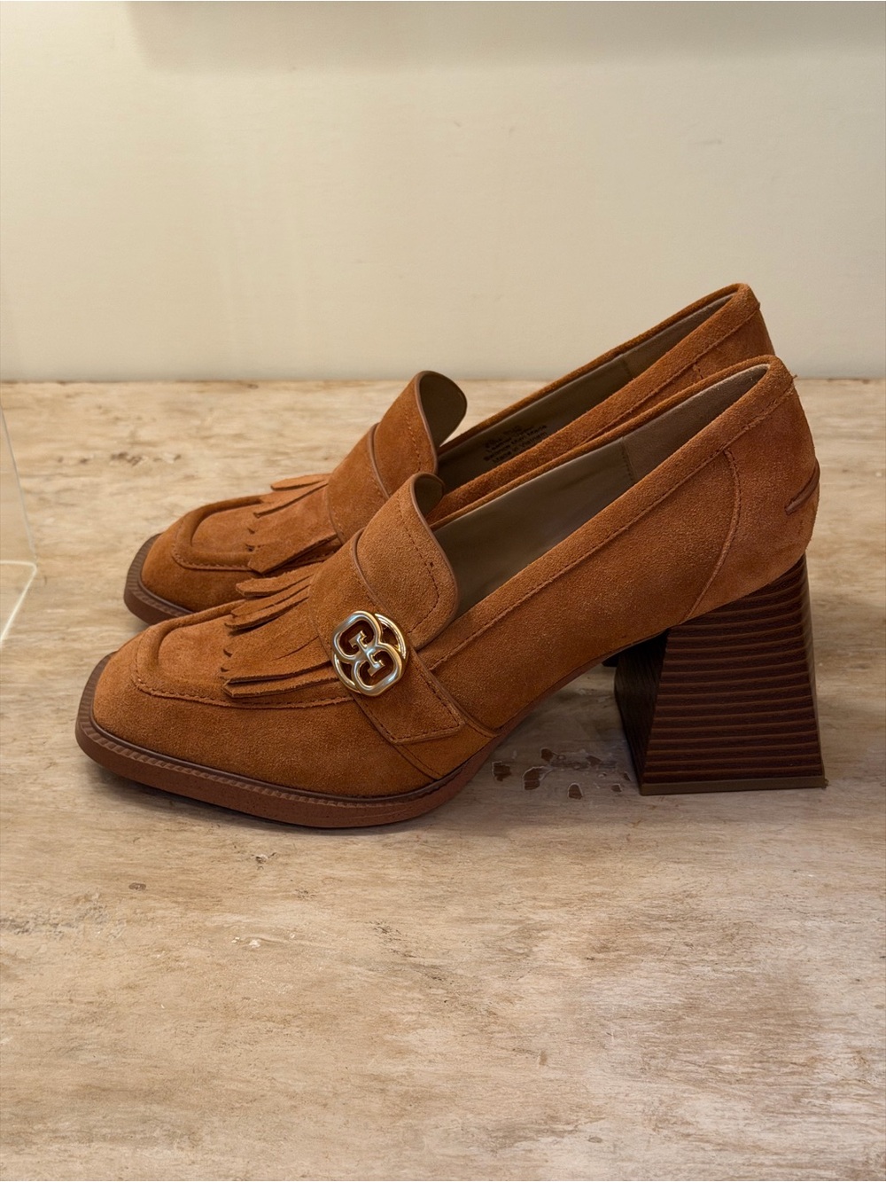 Sam Edelman Quincy Heeled loafers size 8.5 women’s - Picture 2 of 11